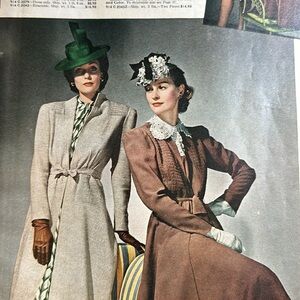 Vintage! 1941 Montgomery Wards Catalogue 40’s clothing $ vintage shoes etc